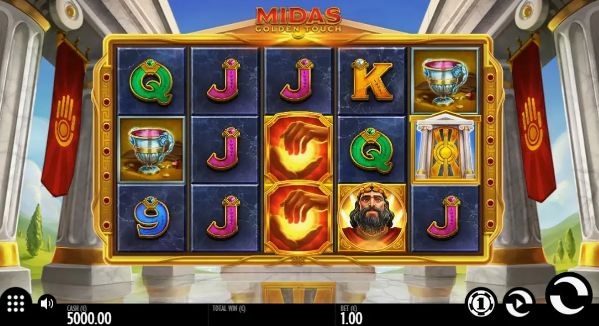 Демонстрационный режим Midas Golden Touch