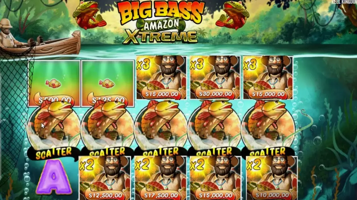 Символика и выплаты Big Bass Amazon Xtreme