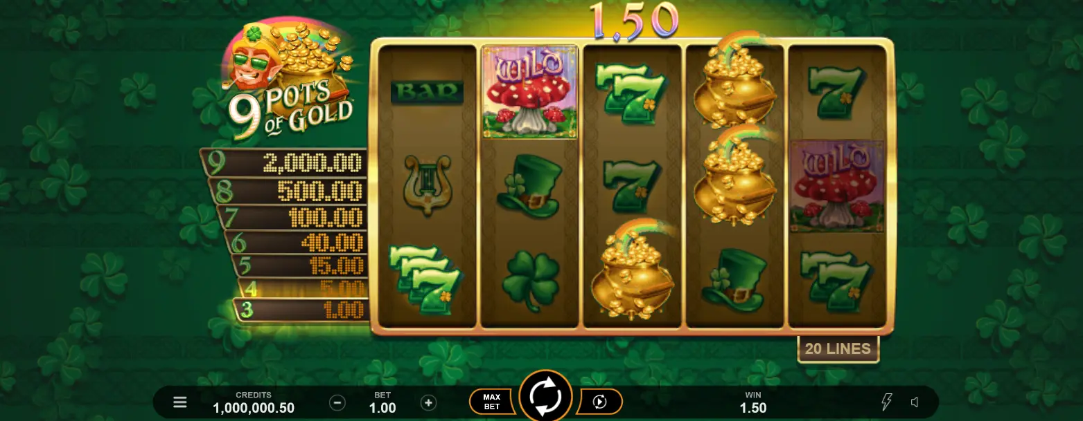 Символы и ирландская мифология 9 Pots Of Gold