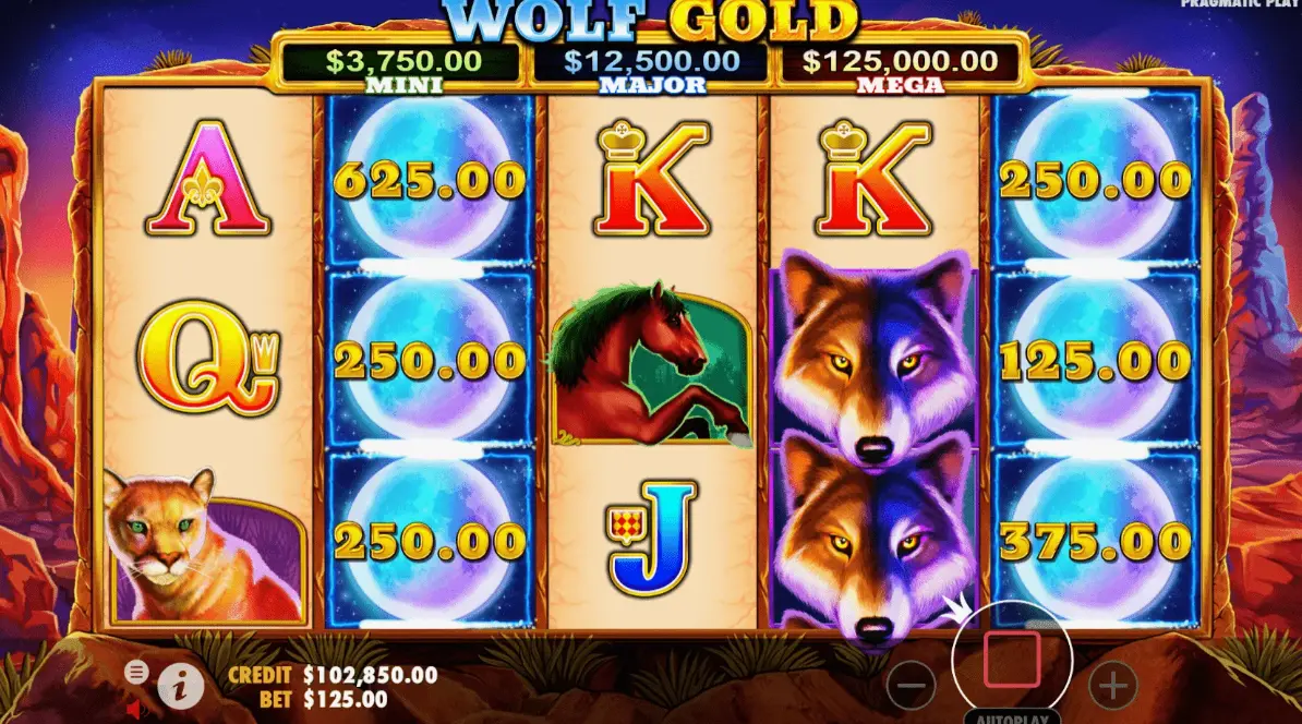Структура игры и основная механика Wolf Gold