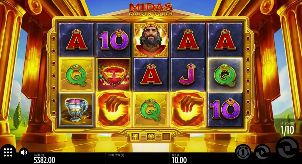 Техническая спецификация Midas Golden Touch